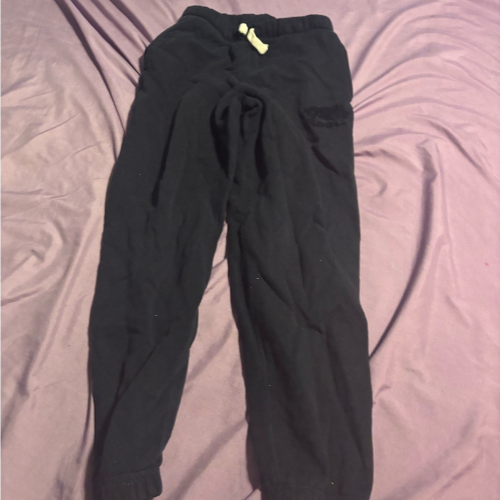 Black Drawstring Jogger Sweatpants